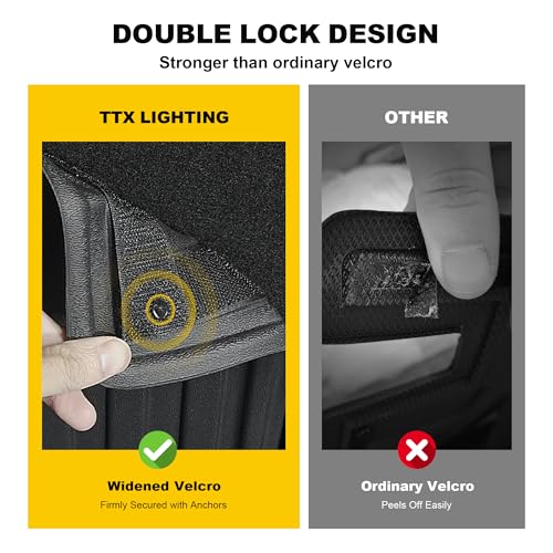 TTX LIGHTING Cargo Liner & Backrest Mat for 2024 2025 2026 Chevy Trax | Custom Fit Trunk Mat for Chevrolet Trax 2024 2025 2026 All Weather Waterproof Car Accessories - style: Cargo Liner & Seatback Mats