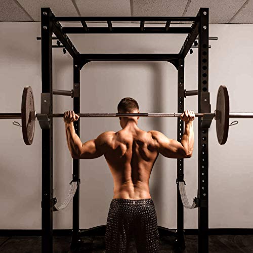 Yes4All Olympic Weight Plate Holder Attachment - color: F. Set Holder for Barbell & 2" Weight Plate, size: Fit 2x2" Rack with 1" Hole
