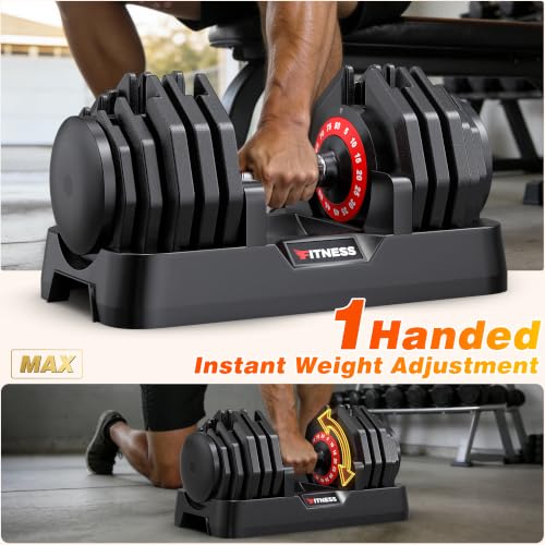 GIKPAL Adjustable Weight Bench - Workout Bench Press for Home Gym, Foldable Incline Decline Sit up Exercise Bench for Full Body Strength Training w/Leg Extension and Preacher Pad - color: Weight Bench & Max 16-Gear 80lbs Pair