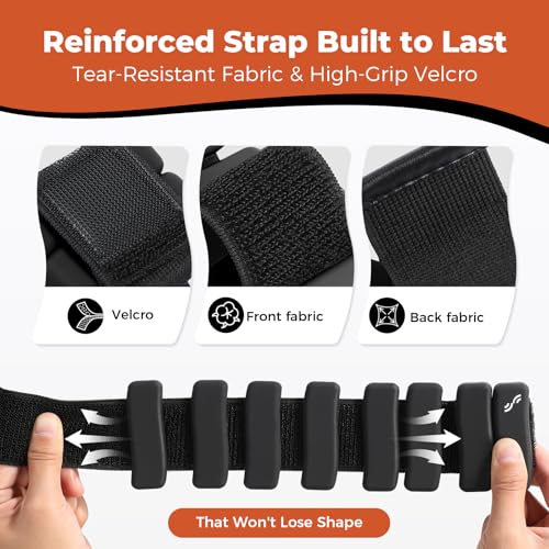 Sportneer Wrist & Ankle Weights for Women & Men Set of 2 (1LB/2LB Each) - Soft Silicone Arm & Leg Weights for Pilates, Yoga, Walking, Barre, Home Workout, Water Aerobics - color: Twilight Black, size: 2 Lb Pair (1 Lb Each)