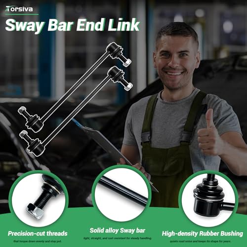 2PCS Front Stabilizer Sway Bar End Links for Buick 2012 2013 2014-2016 LaCrosse, 12-17 Regal, Fit for Cadillac 13-19 XTS, for Chevy 14-20 Impala, 13-15 Malibu, 16 Malibu Limited K750660 - size: K750660-2PC