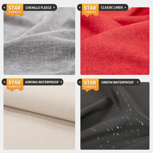ROFIELTY Custom Size Bench Cushion for Indoor/Outdoor Patio Furniture/Window Seat 90+ Colors to Choose from,High-Resilience Foam,Double Piping Outdoor Bench Cushion Waterproof