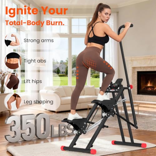 RELIFE REBUILD YOUR LIFE Stair Stepper for Home Exercise,New Version Stair Climber with Adjustable Resistance, Vertical Climber Cardio Exercise Machine for Full Body Workout, Extended Step Range