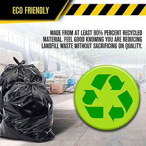 Ultrasac Contractor Bags, 42 Gallon, 32.75" X 47" - 3 MIL Thick Large Black Trashbags for Construction and Commercial use - (1 Pallet of 112 Cases, 5600 Bags Total), 50 Ct. (719963) - size: 1 Count (Pack of 5600)