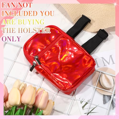 Carnival Leg Bag Holographic Thigh Bag with Adjustable Strap Leg Pouch Harness Women Summer Travel Hiking Pack(Red,Leg Bag) - color: Red, style: Leg Bag