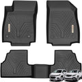 YITAMOTOR Floor Mats Compatible with 2014-2022 Chevrolet Trax / 2013-2022 Buick Encore, Custom Fit Black TPE Floor Liners 1st & 2nd Row All-Weather Protection - style: 2014-2022 Chevrolet Trax / 2013-2022 Buick Encore