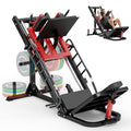 Leg Press Hack Squat Machine Combo, 45° Leg Exercise Machine ,Lower Body Special with Weight Storage for Quads, Hamstring, Glutes, Calves, Compact Home Gym Leg Day Equipment - style: Leg Machines