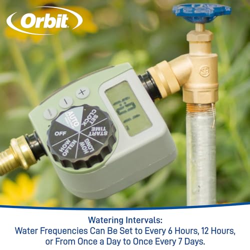Orbit 62056 One Outlet Single-Dial Hose Faucet Timer (Pack of 3) - size: Single (Pack of 3)