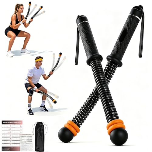 Portable Ropeless Battle Ropes,Adjustable Weights Cordless Battle Ropes,for Home Gym with Storage Bag,Versatile Exercise Equipment,for Low-Impact Workouts Strength and (HIIT),for Men & Women
