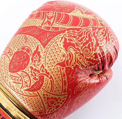 UFC Thai Naga Training Gloves - color: Red, size: 14oz