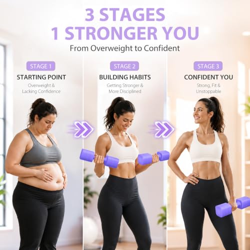 Adjustable Dumbbell Set of 2, 2.2-20LB Adjustable Weight Set, 3 in 1 Free Weights Dumbbells Set for women men at home, 2.2lb, 3.6lb, 5lb,10lb, 20lb, for Home, Office, Gym Exercise Training, Anti-slip Handle - color: Purple, size: 20LB(10LB Pair)
