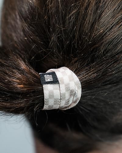 Thick Hair Ties for Men, Durable Hair Bands, Non-Slip, Stylish & Versatile Bracelet, Waterproof Bracelets & Summer Bracelets for Surf, Beach & Everyday Wear (Check Me Out Olive) - color: Check Me Out Olive