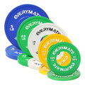 EVERYMATE Change Weight Plates 1.25LB 2.5LB 5LB Set Fractional Plate Olympic Bumper Plates for Cross Training Bumper Weight Plates Steel Insert Strength Training Weight Plates - color: 19LB (0.25+0.5+1.25+2.5+5) x2