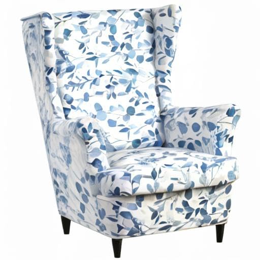 NILUOH Wingback Chair Slipcover 2 Pieces, Stretch Spandex Wingback Chair Covers Washable Slipcover for Wingback Armchairs Non-Slip Furniture Protector with Elastic Bottom for Living Room - color: 22