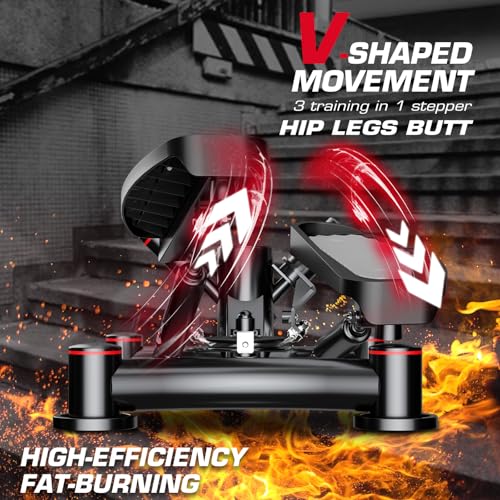 Keppi Fitness Stair Stepper, Steppers for Exercise at Home, Stepper with 2 Pairs of Resistance Bands for Efficient Cardio - Fitstep Series - style: FITSTEP1000 PRO
