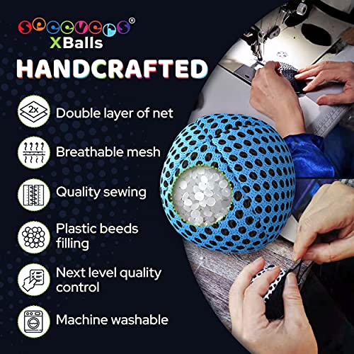 speevers Professional Juggling Balls Set: Soft, Durable, and Non-Slip for Beginners & Pros - Indoor & Outdoor Fun, Skill Development & Stress Relief - 3 Pack with Carry Bag (Blue 4.2 oz) - color: Blue, size: 4.2 oz