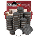Yelanon Non Slip Furniture Pads -42 pcs 1" Furniture Grippers, Non Skid for Furniture Legs,Self Adhesive Rubber Feet Furniture Feet, Anti Skid Hardwood Floor Protector for Keep Couch Stoppers - size: 42pcs 1" Round