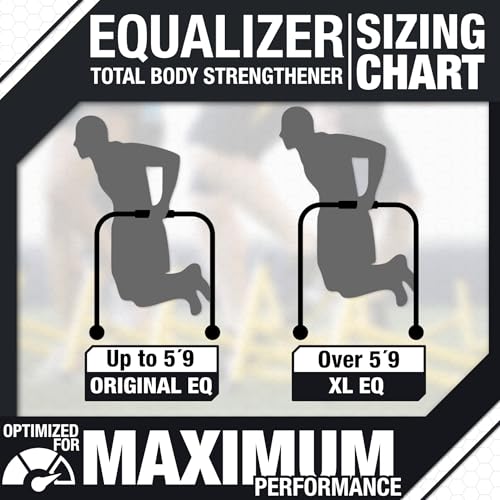 Lebert EQualizer Total Body Strengthener – Dip Station - Standard & XL - color: Black XL