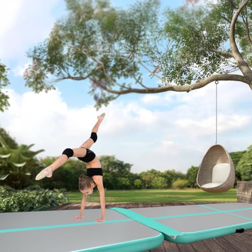 GLANT 3ft/6ft Air Mat Tumble Track Connector Tape for Inflatable Tumbling Gymnastic/Yoga/Camping White（NEW） (40) - color: Green
