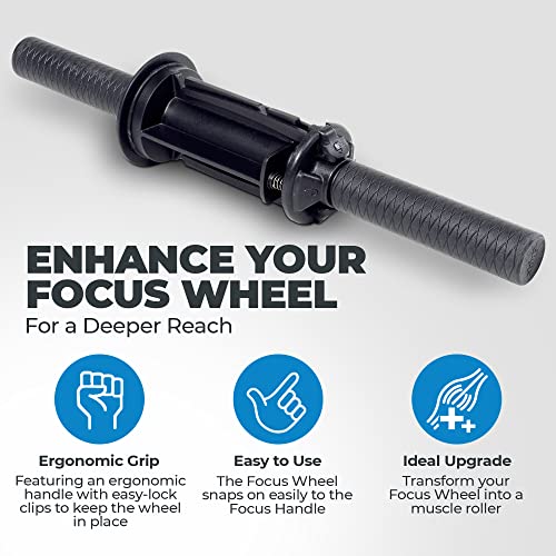 Chirp Focus Muscle Roller Handle for 4" Focus Wheel, 15.5" - style: Muscle Roller Handle Only