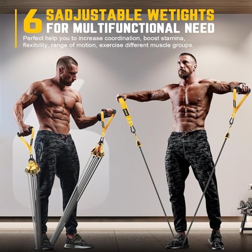 KUZARO Heavy Resistance Bands for Working Out, 300lbs/360lbs Heavy Exercise Bands with Handles, Resistance Bands for Men, Weight Bands Set for Muscle Training, Strength, Yoga, Home Workout Equipment - style: 420LBS