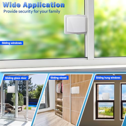 Sliding Door Lock, 2 Pack Safety Sliding Glass Door Lock for Sliding Glass Doors, Sliding Windows, Sliding Closet, etc. Adhesive Installation, Provides More Security for Your Family and Pets - size: 2 Pack