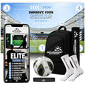 SkillZone Soccer Training Mat with Soccer Ball – Dribbling & Footwork Trainer | Indoor/Outdoor Soccer Training Kit with Interactive Video Hub, Grip Socks & Carry Bag | Control & Agility Practice - color: Match Day - Elite Training Kit
