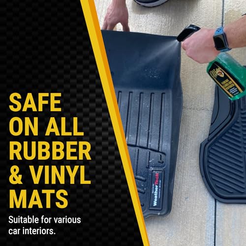 McKee's 37 - Floor Mat & Cargo Liner Rejuvenator | 2-in-1 Rubber Rejuvenator & Car Floor Mat Cleaner for Auto Detailing, Water-Based Formula (22oz) - size: 22 Fl Oz (Pack of 1)