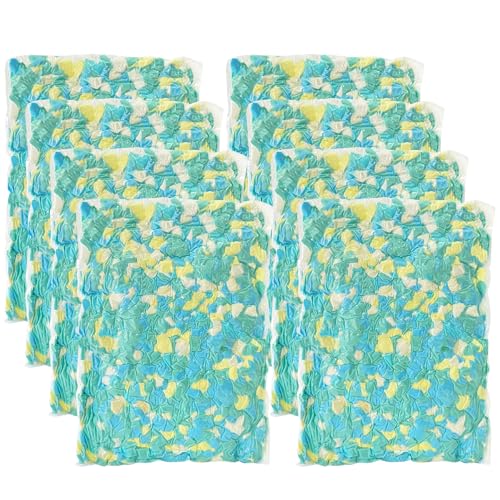 Bean Bag Filler, 40lbs Shredded Memory Foam Stuffing, Filling & Refill for Bean Bag Chairs, Couch Cushions, Punching Bags, Pillows, Sofas, Dog Beds, Multi Color & Shape(Pack of 8) - color: Multi Color, size: 40 Pound (Pack of 1)