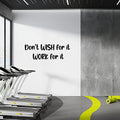 Vinyl Lettering Decals with Beautiful Fonts - Window Wall Door Motivational Fitness Decal for Home and Business - Create Your Text Gym Wall Decals - color: Dec 13