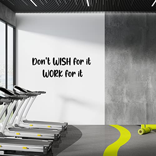 Vinyl Lettering Decals with Beautiful Fonts - Window Wall Door Motivational Fitness Decal for Home and Business - Create Your Text Gym Wall Decals - color: Dec 13