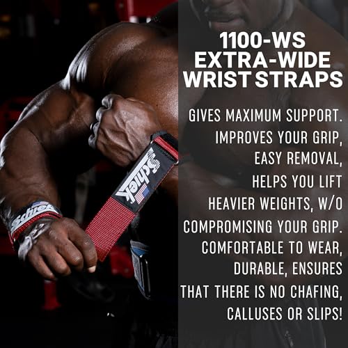 Schiek Sports Model 1100 WS Ultimate Weightlifting Wrist - color: Red