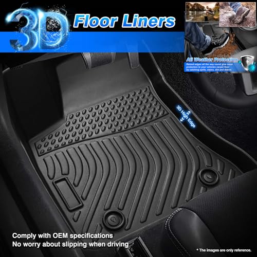 Cartist Floor Mats Compatible with Hyundai Tucson 2016-2021 & Kia Sportage 2017-2022 Floor Mat for Tucson Accessories All Weather Cargo Liners Carpet Protection TPE Odorless - size: 3)Hyundai Tucson【2016-2022】Kia Sportage【2017-2022】