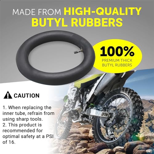 AR-PRO (2-Pack) 2.50/2.75-10 Dirt Bike Replacement Inner Tubes Heavy Duty|Compatible with Honda Crf50 /Xr50, Razor MX650 / MX500, Suzuki DRZ70 / JR50, Yamaha PW50 - size: 2.50/2.75-10"