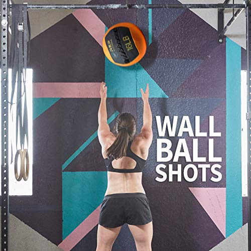 REP Weighted Slam Balls for Home Gym Fitness | 5-30 lb Soft Textured Medicine Ball Sizes | Heavy Sand-Filled Workout Weights for Strength, Core Training, Crossfit, Conditioning & Slam Ball Exercises - style: 30 lbs