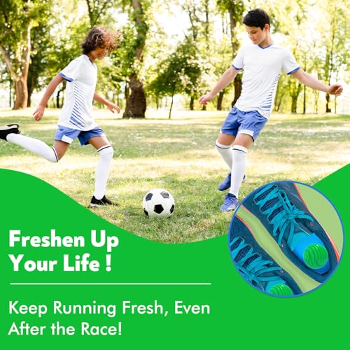 Shoe Deodorizer Balls, Sneaker Odor Eliminator, Long-Lasting Air Freshener for Cloest Car Lockers Drawer Gym Bags, 6 Pack Eucalyptus Scent - size: 1 Count (Pack of 6)