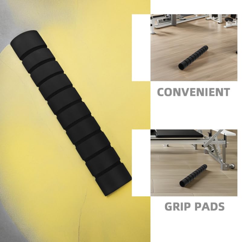 Alasum Pull-up Bar Pad 2-Pack Anti-Slip Foam Sleeve Grip Covers for Gymnastics Bar Portable Workout Grip Pads for Home Strength Training 7.87X1.57X1.57In