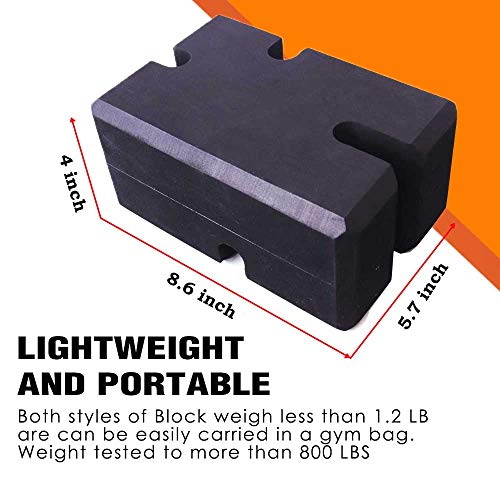 TAVIEW Bench Press Block,Bench Press Board Press Adjustable Home Gym Workout Fitness Accessories for Increase Your Bench Press - color: 2-5 Board