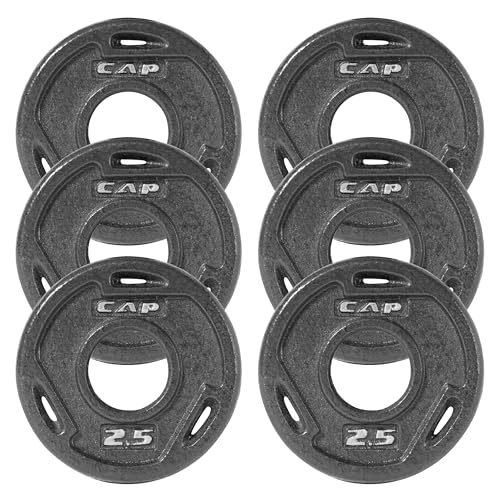 CAP Barbell 2-Inch Olympic Weight Plate | Multiple Options - size: 2.5 lb - Set of 6, style: Elite