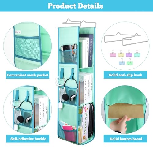 Locker Organizer with Hooks & Shelf, Unibody Steel Frame for Sag-Free Use in School, Gym, Work, Adjustable Storage Solution for Full/Half Lockers (PURPLE)