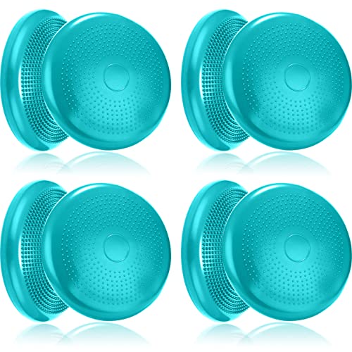 Jerify 4 Pcs Wiggle Seat Flexible Inflated Wobble Cushion Stability Balance Pad Balance Disc Sensory Seat for Men Women Fitness Physical Exercise Improving Posture Home Office - color: Lake Blue