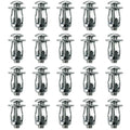 M6 x 1" Hollow Wall Anchors for Drywall, Heavy Duty Hollow Door Anchors - 20 Pack