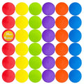 Spot Markers 4 Inch 9 Inch Non Slip Rubber Floor Markers Flat Field Cones Poly Dots for Classroom Dance Sports Soccer Basketball Speed Agility Training - style: 4inch 36pcs