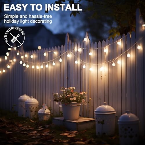 Hetyue Hooks for Outdoor String Lights Clips: 26Pcs Heavy Duty Light Hook | Outside Clear Cord Holders with Waterproof Adhesive Strips - Sticky Clip for Hanging Christmas Lighting Outdoors