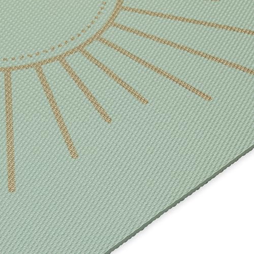 Gaiam Premium Yoga Mat, 6mm Thick Print Mat | Premium 6mm thick cushioning for joint support. Non-slip print design for yoga, Pilates & floor workouts. - color: Supernova SKY