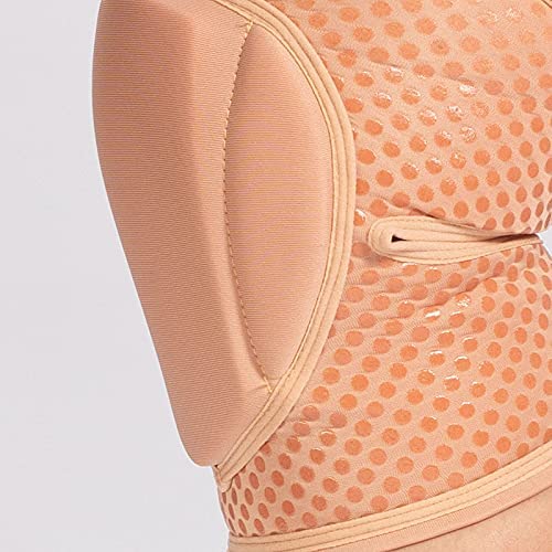 Queen Wear – Nude Latte Grip – Pole Dance Knee Pads – Perfect Woman Protection for Ballet Modern Dance and Indoor Sports (XL) - size: XL