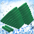 Hosuly 100 Pack Cooling Towels, 40"x12" Cooling Towels for Neck and Face Breathable Soft Chilly Sweat Rag Microfiber Sport Rags for Gym Yoga Golf Running - color: Green