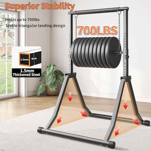 Foldable Pull Up Bar Station 58.3''-76.8'' Power Tower - color: 58.3"-76.8"