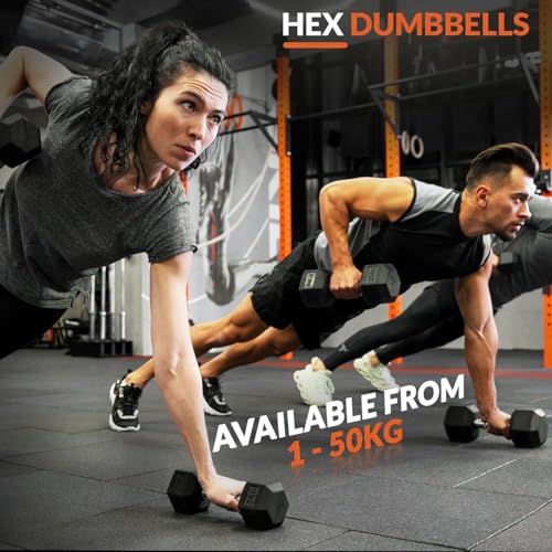 Rubber Hex Dumbbells with Rack 350/450/550 LBS - Free Weights Dumbbell Set Home Gym Equipment Exercise & Fitness Dumbbells for Strength Training - style: 550LB
