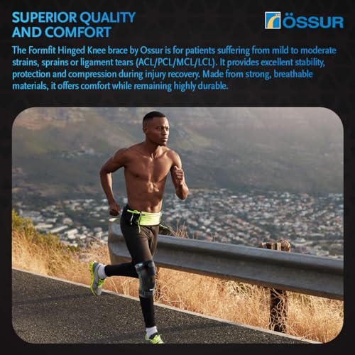 Össur Formfit Hinged Knee Wrap Brace – Adjustable ACL, PCL, MCL & LCL Knee Support with Dual Hinges, Compression & Open Patella for Meniscus Tears, Sprains, Arthritis, Sports & Injury Recovery (X-Large) - size: X-Large, style: Össur Formfit Hinged Knee Wr